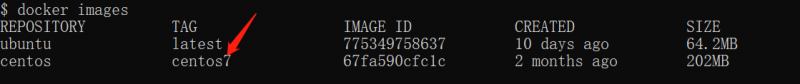 Docker：安装CentOS：查看本地镜像.png
