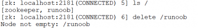 Zookeeper：节点特性6：delete 命令只能一层一层删除.png