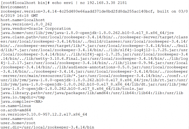 文件:Zookeeper：四字命令示例：envi 命令.png