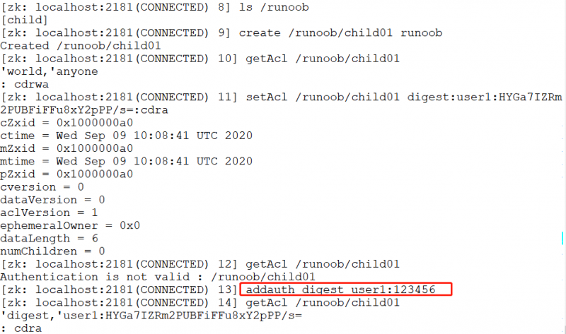 文件:Zookeeper：ACL：digest 实例.png